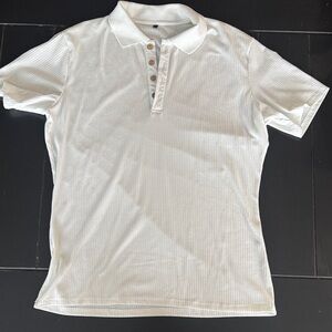Amazon Classic White Polo Shirt